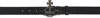 Vivienne Westwood Black Line Orb Buckle Belt In N401 Black