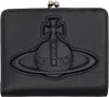 Vivienne Westwood Black Logo Bifold Wallet In Black