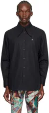 Vivienne Westwood Black M Violin Shirt In Aw24-black