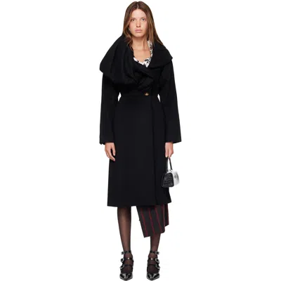 Vivienne Westwood Black Marilyn Coat In N401 Black