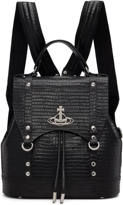 Vivienne Westwood Black Max Small Backpack