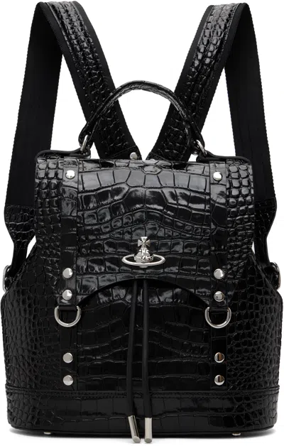 Vivienne Westwood Black Max Small Backpack
