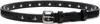 Vivienne Westwood Black Mini Alex Charm Belt