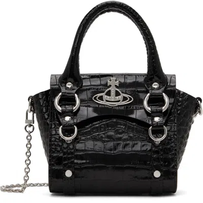 Vivienne Westwood Black Mini Betty Bag In N401 Black