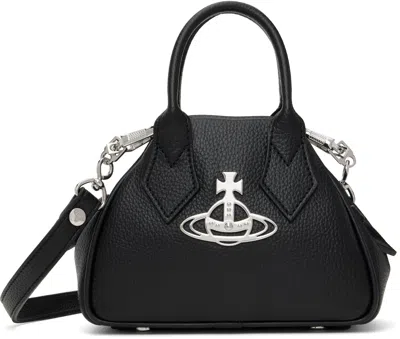 Vivienne Westwood Black Mini Yasmine Bag In N403 Black
