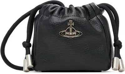 Vivienne Westwood Black Nano Hilary Lanyard Pouch