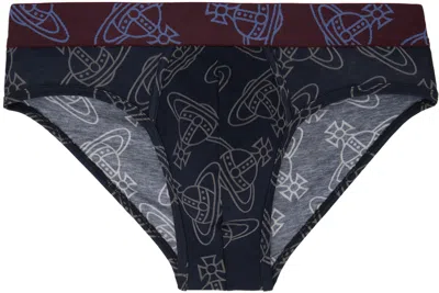 Vivienne Westwood Black Orb Briefs In N402 Black