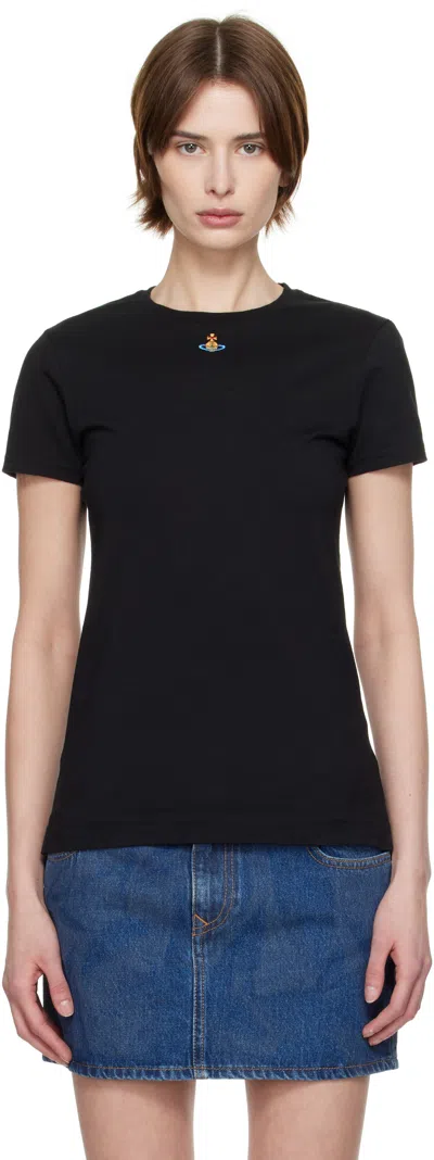 VIVIENNE WESTWOOD BLACK ORB PERU T-SHIRT