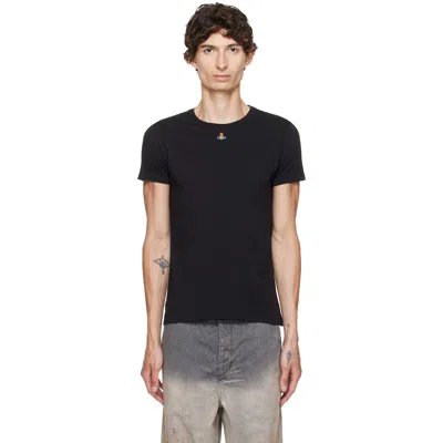 Vivienne Westwood Black Orb Peru T-shirt In Aw26-n401 Black
