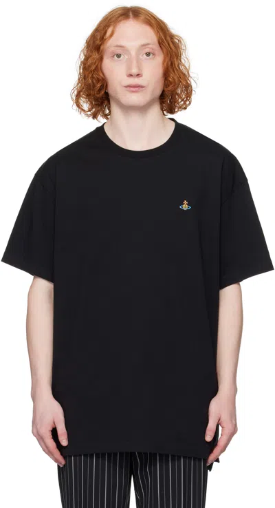 VIVIENNE WESTWOOD BLACK OVERSIZED T-SHIRT