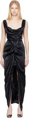 Vivienne Westwood Black Panther Maxi Dress In N401 Black