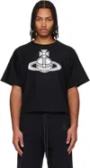 Vivienne Westwood Black Paris Orb Classic T-shirt In Black