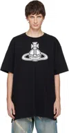 Vivienne Westwood Black Paris Orb Oversized T-shirt In Black