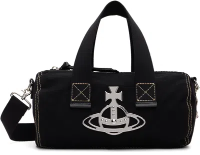 Vivienne Westwood Black Paul Cylinder Crossbody Bag