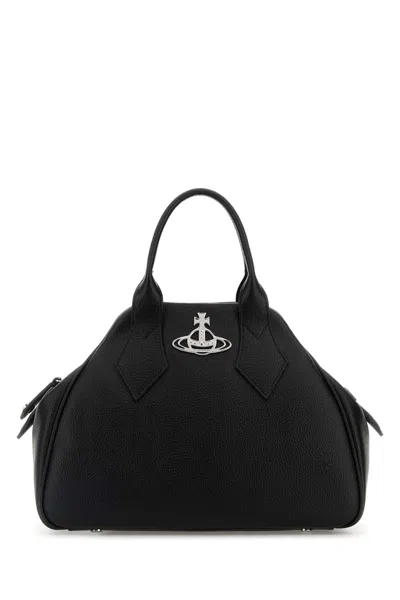 Vivienne Westwood Black Polyurethane Shoulder Bags