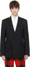 Vivienne Westwood Black Raf Blazer In 231-w00fj-n401lr