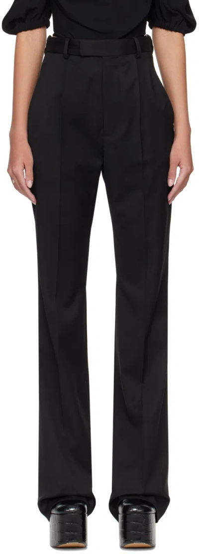 Vivienne Westwood Black Ray Trousers In N401 Black