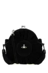 Vivienne Westwood Rosie Shoulder Bag With Tassel And Handle In Black