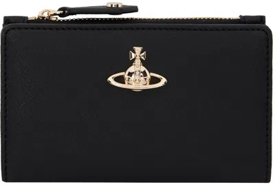 Vivienne Westwood Black Saffiano Card Holder