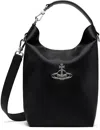 Vivienne Westwood Black Sam Crossbody Bag In Aw24-n403