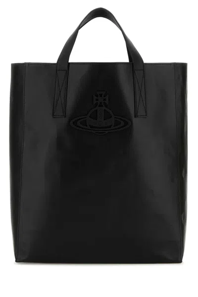 Vivienne Westwood Black Sarah Medium Tote