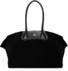Vivienne Westwood Black Shirley Holdall Tote In Black