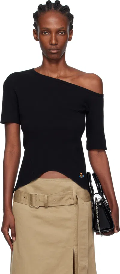 Vivienne Westwood One-shoulder T-shirt In Black