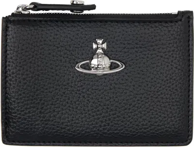 Vivienne Westwood Black Slim Lg Card Holder