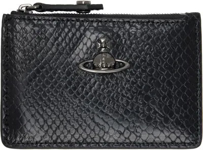 Vivienne Westwood Black Slim Lg Card Holder