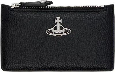Vivienne Westwood Black Slim Long Card Holder