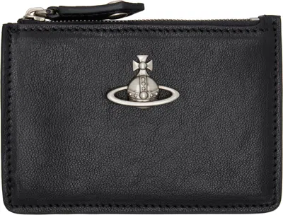 Vivienne Westwood Black Slim Long Card Holder