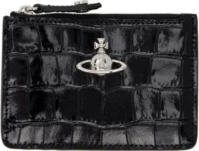 Vivienne Westwood Black Slim Long Card Holder
