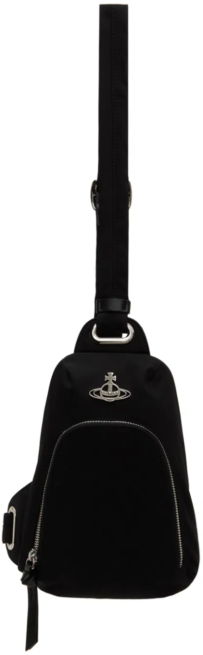 Vivienne Westwood Black Sling Bag In N401 Black