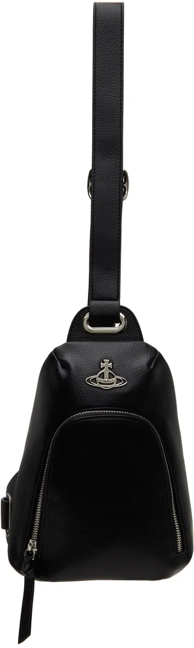 Vivienne Westwood Black Sling Bag In N403 Black