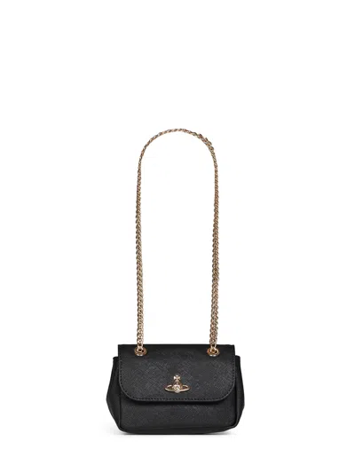 Vivienne Westwood Black Small Crossbody Bag