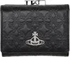 Vivienne Westwood Black Small Frame Wallet In Ss25-n403