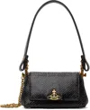 VIVIENNE WESTWOOD BLACK SMALL HAZEL BAG