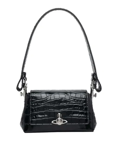Vivienne Westwood Black Small Hazel Handbag