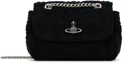 Vivienne Westwood Black Small Purse With Chain Bag