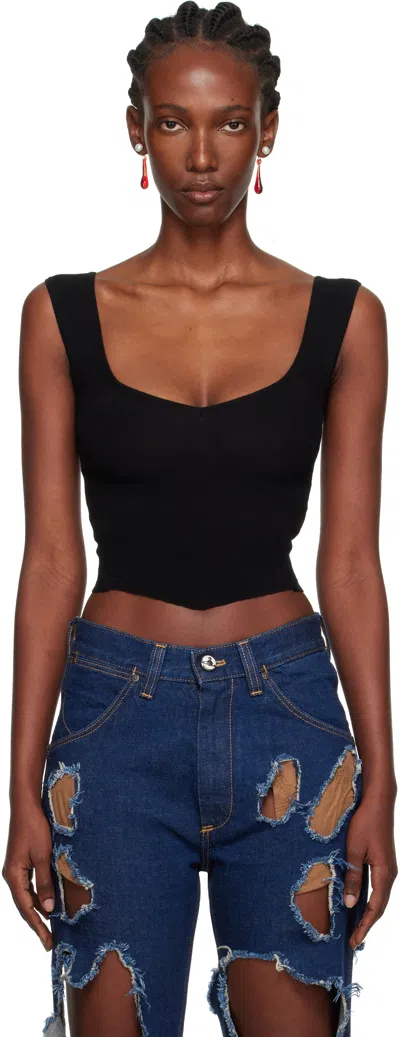 Vivienne Westwood Black Sole Bodice Top