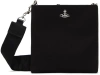 VIVIENNE WESTWOOD BLACK SQUIRE SQUARE BAG