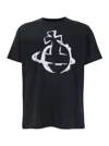 Vivienne Westwood Relaxed-fit Black T-shirt With Abstract Graphic Print
