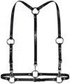 Vivienne Westwood Black Studs Belt Harness In N402 Black