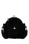 Vivienne Westwood Rosie Shoulder Bag With Tassel And Handle In Black