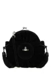 Vivienne Westwood Rosie Shoulder Bag With Tassel And Handle In Black