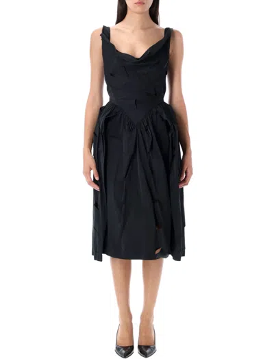 Vivienne Westwood Black Sunday Midi Dress