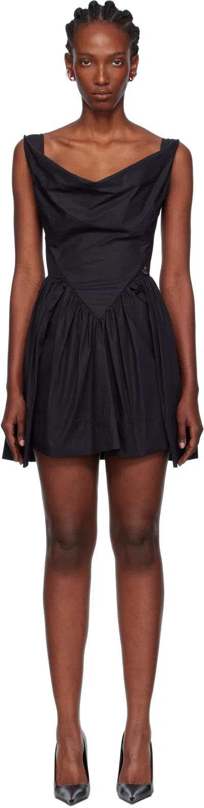 VIVIENNE WESTWOOD BLACK SUNDAY MINIDRESS