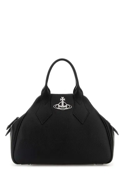 Vivienne Westwood Black Synthetic Leather Medium Yasmine Handbag