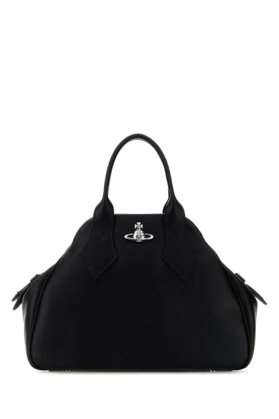 Vivienne Westwood Black Synthetic Leather Medium Yasmine Handbag