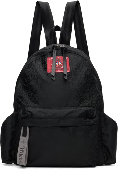 Vivienne Westwood Black Tangled Orb Jacquard George M Backpack